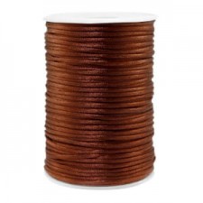 Satin wire 2.5mm Brown